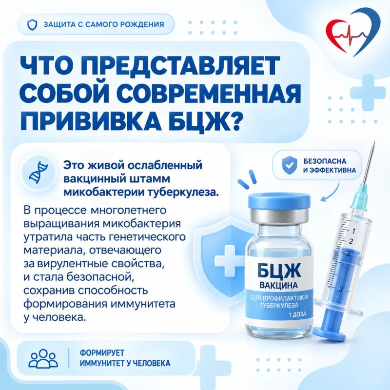 Прививка БЦЖ спасает детей от тяжелых форм туберкулёза Прививка БЦЖ спасает детей от тяжелых форм туберкулёза