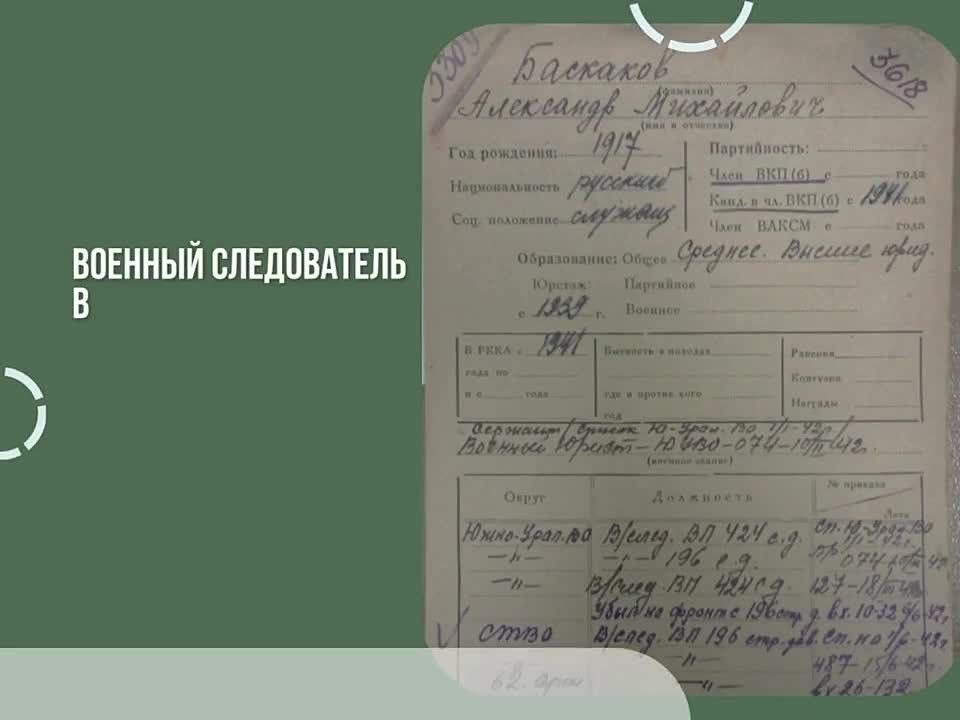 Военные следователи времен Великой Отечественной войны