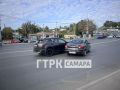 В Самаре у Постникова оврага столкнулись Toyota и Datsun