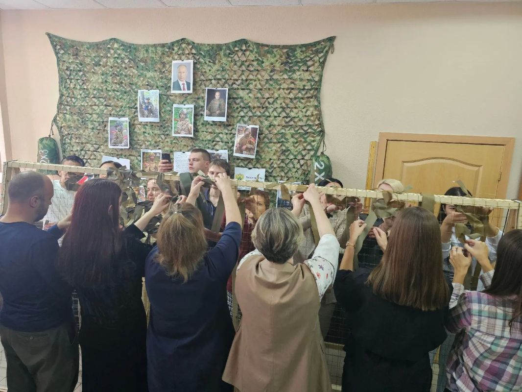В Территориальном управлении Росимущества в Самарской области состоялось открытие 60-го класса по плетению маскировочных сетей