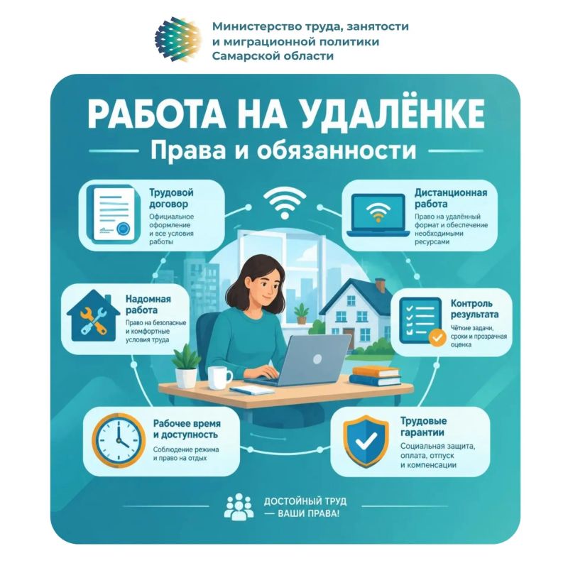 Работа на удалёнке: права и обязанности