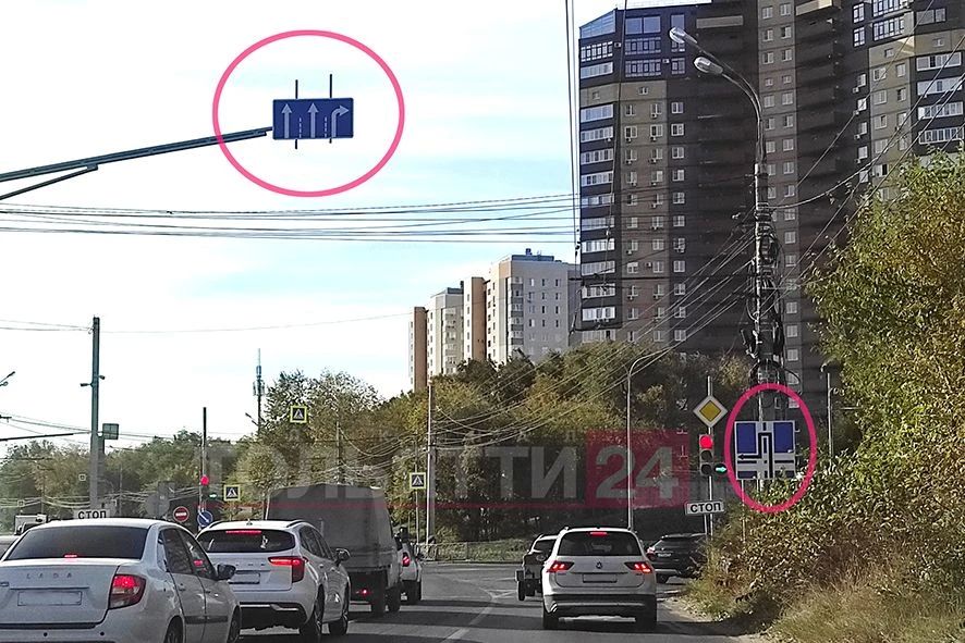 Следим за знаками! Изменена схема движения на перекрёстке Московский проспект – Приморский бульвар Следим за знаками! Изменена схема движения на перекрёстке Московский проспект – Приморский бульвар