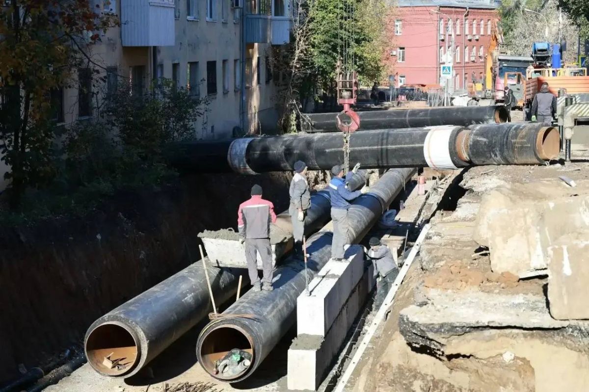 В Самаре завершается реконструкция теплосетей на улице Николая Панова