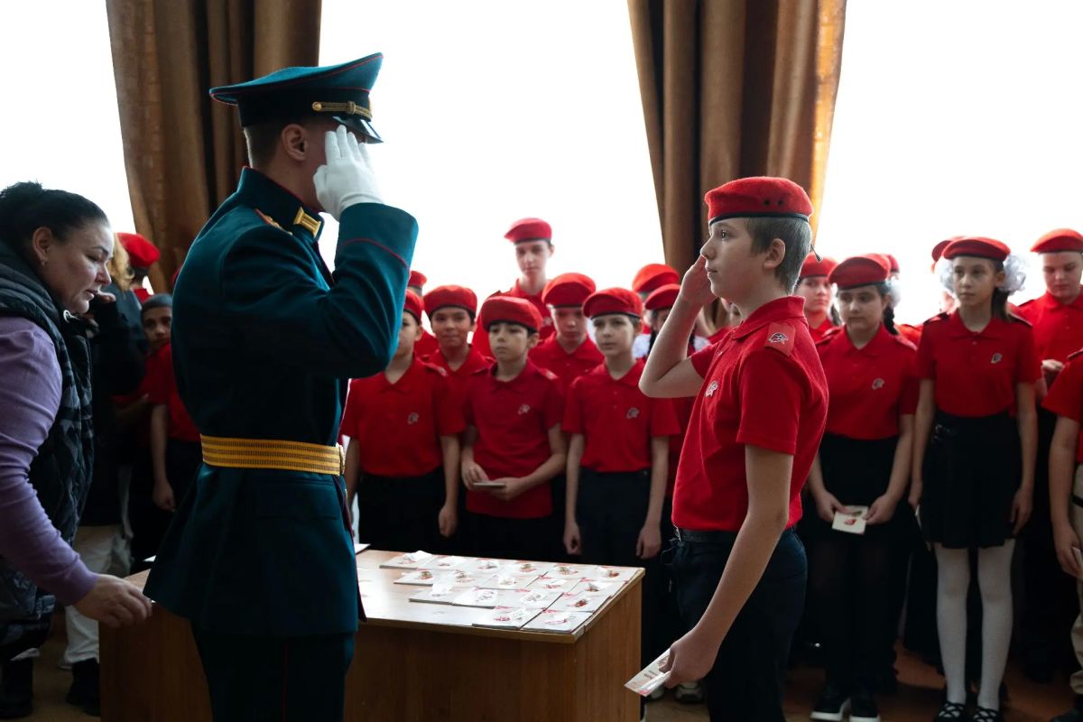Более 150 молодых патриотов вступили в ряды «Юнармии» Более 150 молодых патриотов вступили в ряды «Юнармии»