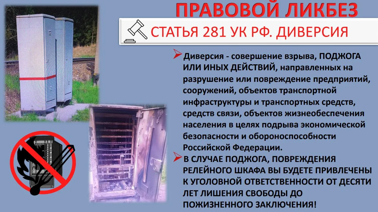 Что такое "диверсия" и какая ответственность предусмотрена за её совершение